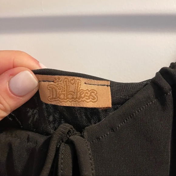 Dress black Petite robe noir M adjustable straps Diabless - Picture 5 of 5